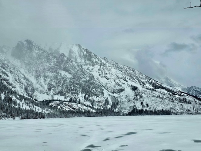 Grand Tetons in Jackson, Wyoming in May